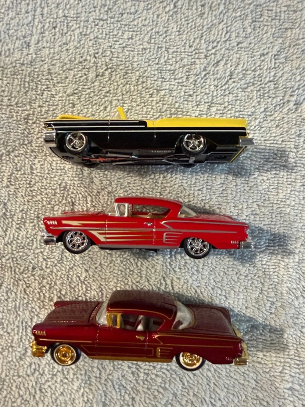 Racing Champions Chevy Impala Die-Cast Car Set of 3 Classic Vehicles Collection